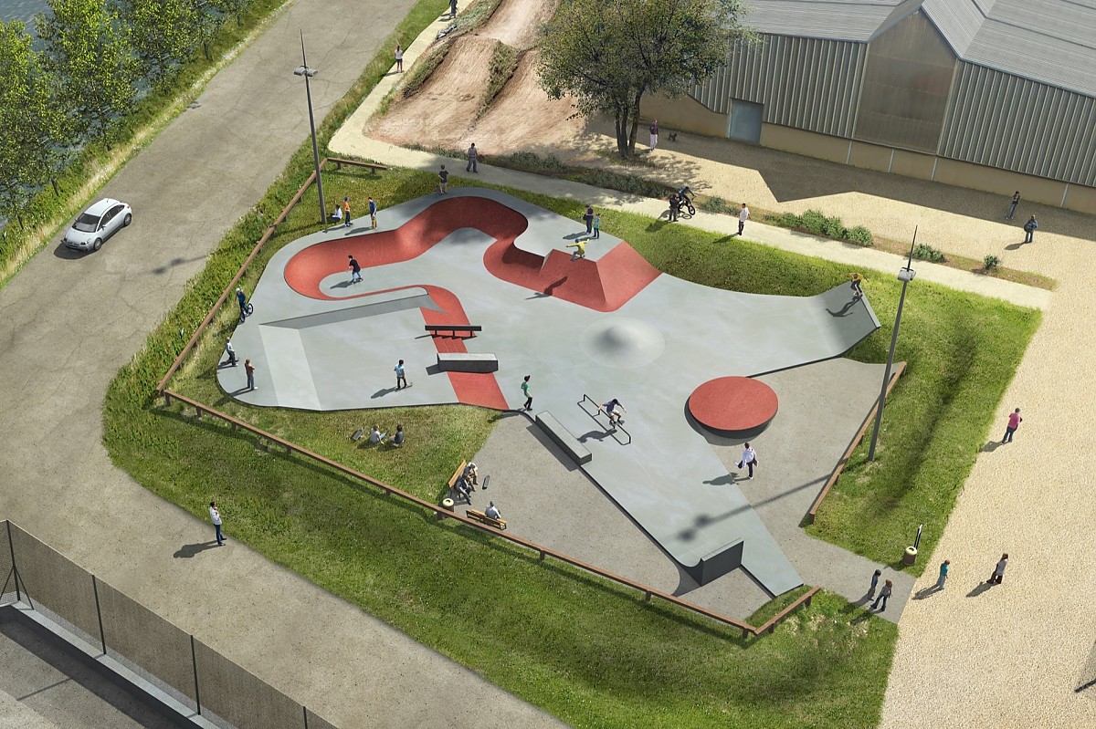 Ville de Crest skatepark